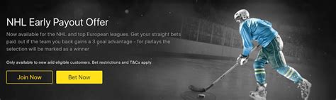 bet365 hockey rules|Ice Hockey Early Payout Offer .